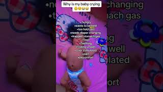 Why babys cry😭#newborn #pregnancy #moms #shorts #unborn #viral #fyp #baby #trend #tiktok #k #babies