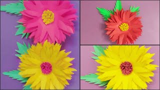 Easy and beautiful flower for beginners🌼!|Flowers for decoration|Shimmer Crafting!!