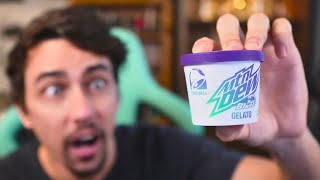 I HAD to try this Mt. Dew Baja Blast Gelato......