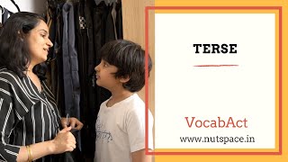 Terse Meaning & Pronunciation | VocabAct | English Vocabulary | NutSpace