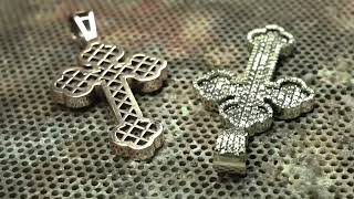 CROSS ICE💎💎 PENDANT #viral #diamond #shortvideo #nyc #jewerly #iceout #diamonddistrict #oro #miami