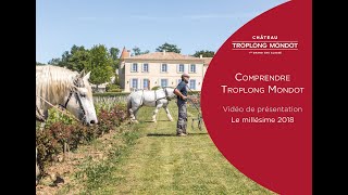 FR/ Château Troplong Mondot | PRÉSENTATION DU MILLÉSIME 2018 avec Aymeric de Gironde