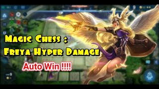 Magic Chess : Freya ⭐⭐⭐ auto win boss !!!