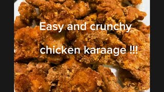 Yummy and crunchy chicken karaage. #cooking  #chicken #easyrecipe