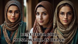 [4K] AI Muslim Girl in Hijab Lookbook | Beautiful Ai Girls #ai #aimodels #aigirls