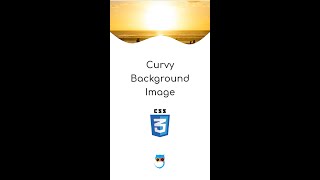 How to create curvy background image in HTML CSS | Geekboots