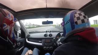 Brabus Smart forfour trackday 22/11/2019 Damp track