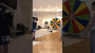 Kai gets shot with a paintball gun #short #twitch #clip