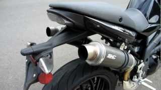 2008 triumph speed triple  SC project exhaust