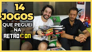 Testando os 14 jogos que peguei no final de semana da Retrocon (Feat: Tizin)