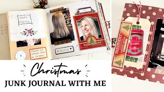 Junk Journal With Me | Christmas 2020 | December Ep 04 | Journaling Process