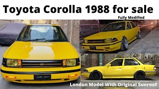 Toyota Corolla 1988 for sale | AE92 London Model | with original Sunroof