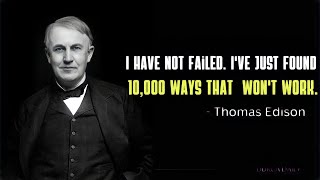 Life lesson quotes #4 #thomasedison #quotes #motivation #video @DurgaDaily