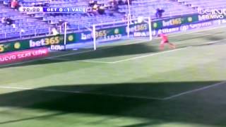 VALENCIA VS GETAFE 1-0 ALL GOALS 05/18/2013