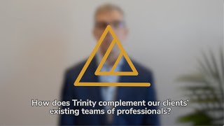 How does Trinity complement our clients' existing teams of professionals?