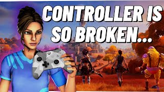 CONTROLLER IS SO BROKEN WTF!!!  Fortnite Season 6 #shorts