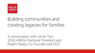 Building communities and creating legacies for families