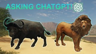 Asking CHATGPT What To Hunt In The Hunter Call Of The Wild