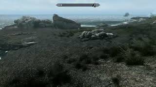 Skyrim special edition Crash Landing !!!!