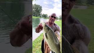 the Rock caught a huge fish 😅 #subscribe #shorts