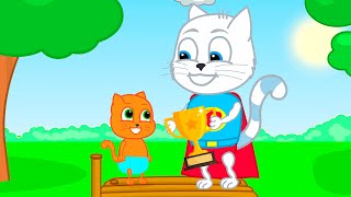 Familia de Gatos - Gané una competencia en el juego Dibujos Animados Para Niños