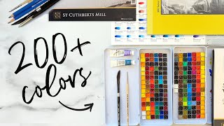 A BIG Art Haul of 200+ watercolor COLORS!