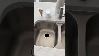 asmr sink clean🫧 #asmr #sinkclean #asmrsounds #clean #CleanTok #satisfying #cleanwithme #kitchen