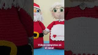 Santa Clauss y Sra. Clauss Amigurumi, 💞🧶🇲🇽 @tejiendo_con_Dina