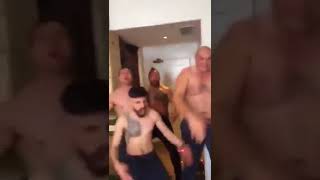 Tyson Fury and Joseph Parker doing the Haka