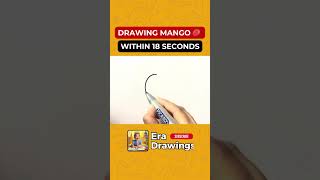 Draw a Mango in 18 Seconds! 🥭 | Easy Drawing for Kids #shorts #drawing #drawingshorts