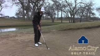 How to play a Wet Sand Lie with Golf Instructor Weston Neesham