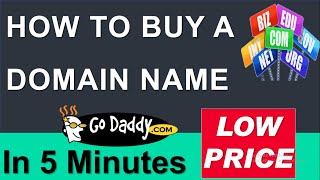 How to Buy Domain Names From GoDaddy in Hindi  | Cheapest Price | Start Your Own Website |