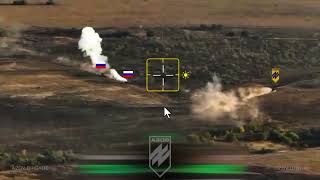 Ukrainian Tank Destroys Russian BMP at Close Range Near Niu-York