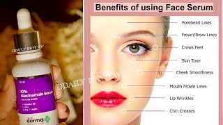 Face Serum For Glowing Skin/Derma co NIACINAMIDE SERUM/Face Serum/Best Face Face Serum