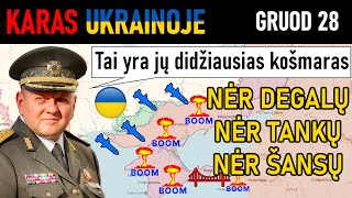 Gru 28: Gudru! Ukrainiečiai SUSPROGDINA RUSŲ TANKŲ KURO SAUGYKLAS | Karas Ukrainoje Apžvalga