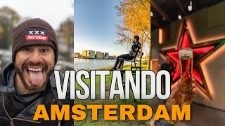 🌍🚲 Explore comigo a cidade de Amsterdam: Viagem Incrível Pela Cidade dos Canais!