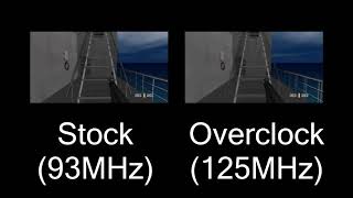 Nintendo 64 Overclock Comparison with Goldeneye 007 (93MHz vs 125MHz)