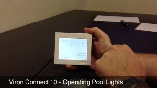 Viron Connect 10 - Operating Pool Lights