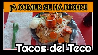 Sabrosos los taquitos tradicionales del Teco en Zamora Michoacán