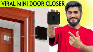 Viral Automatic Door Closer Review || Mini Door Closer Ads Reality || Sliding Screen Door Closer