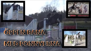 Hoppar öppen bana med ponnyerna! - Heldags-vlogg