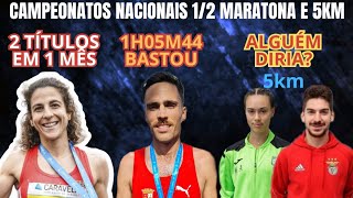 NACIONAIS DE MEIA MARATONA COM VITÓRIAS DE VANESSA CARVALHO E MIGUEL BORGES