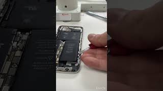 iPhone X Battery Replacement! #mobileshop #asmr #iphone