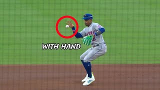 Incredible Barehanded Play•| MLB