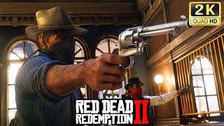 RED DEAD REDEMPTION 2 Walkthrough Gameplay Part 9 - THE TROLLEY STATION SETUP [1440P 60FPS]