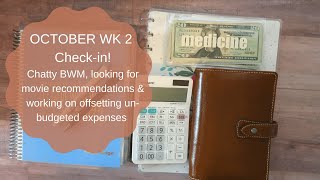 OCTOBER WEEK 2 BUDGET CHECK-IN AND CASH ENVELOPE STUFFING| CHATTY BWM