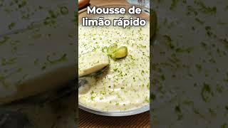 Mousse de limão rápido  #confeitaria #receitas #dicas