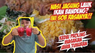 NASI JAGUNG NASI RAWON SOTO MADURA PECEL MADIUN SEMUANYA ADA DISINI SOB !!! KEDAI PROLING