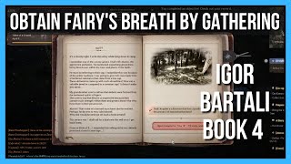 Obtain Fairy's Breath by Gathering - Igor Bartali's Adventure Log Book 4 - Black Desert Online