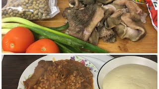 Cuisine congolaise: Madesu na Mabumu ya Ngombe